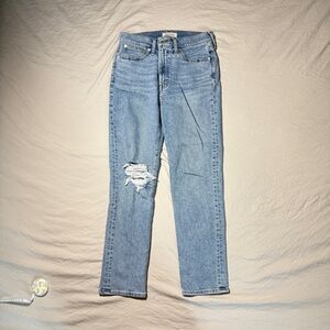 Madewell women 28 vintage Straight Leg Blue Jeans with Classic Style
